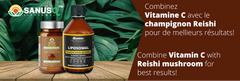 Liposomal Vitamin C and Reishi powder capsules