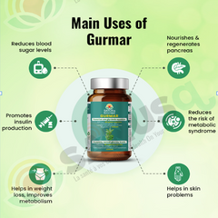 Gurmar Leaf (Gymnema Sylvestre) capsules - 500 mg | SANUSq Health