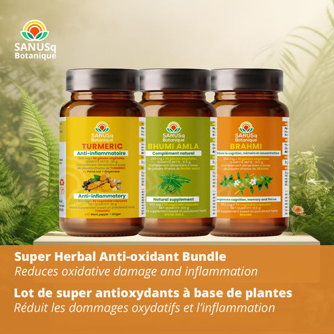 Paquete antioxidante súper herbario | SANUSq Health