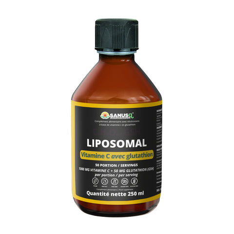 Vitamina C liposomada con glutatión - 250ml | SANUS-q