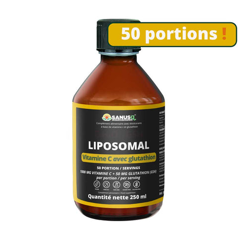 Vitamina C liposomada con glutatión - 250ml | SANUS-q
