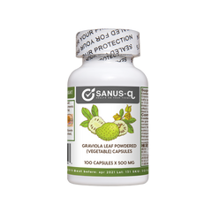 Cápsulas de hojas pulverizadas de guanábana (vegetal) - 500 mg | SANUS-q